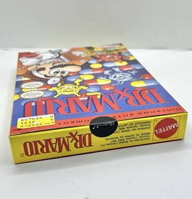 RARE SEALED 1990 DR. MARIO NINTENDO NES - MATTEL CANADA STICKER SEAL VARIANT