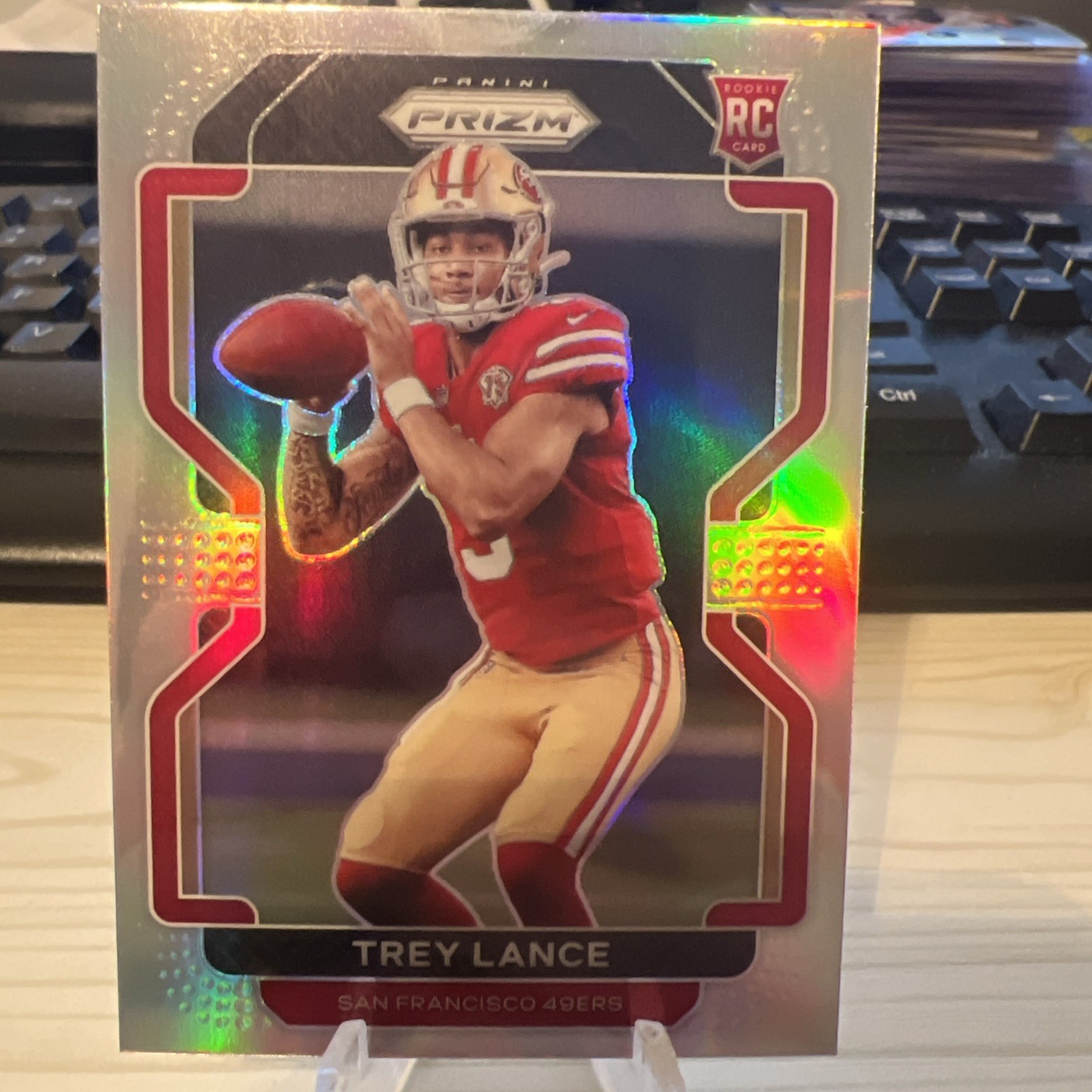 2021 Panini Prizm - Rookie Trey Lance #333 Silver Prizm (RC)