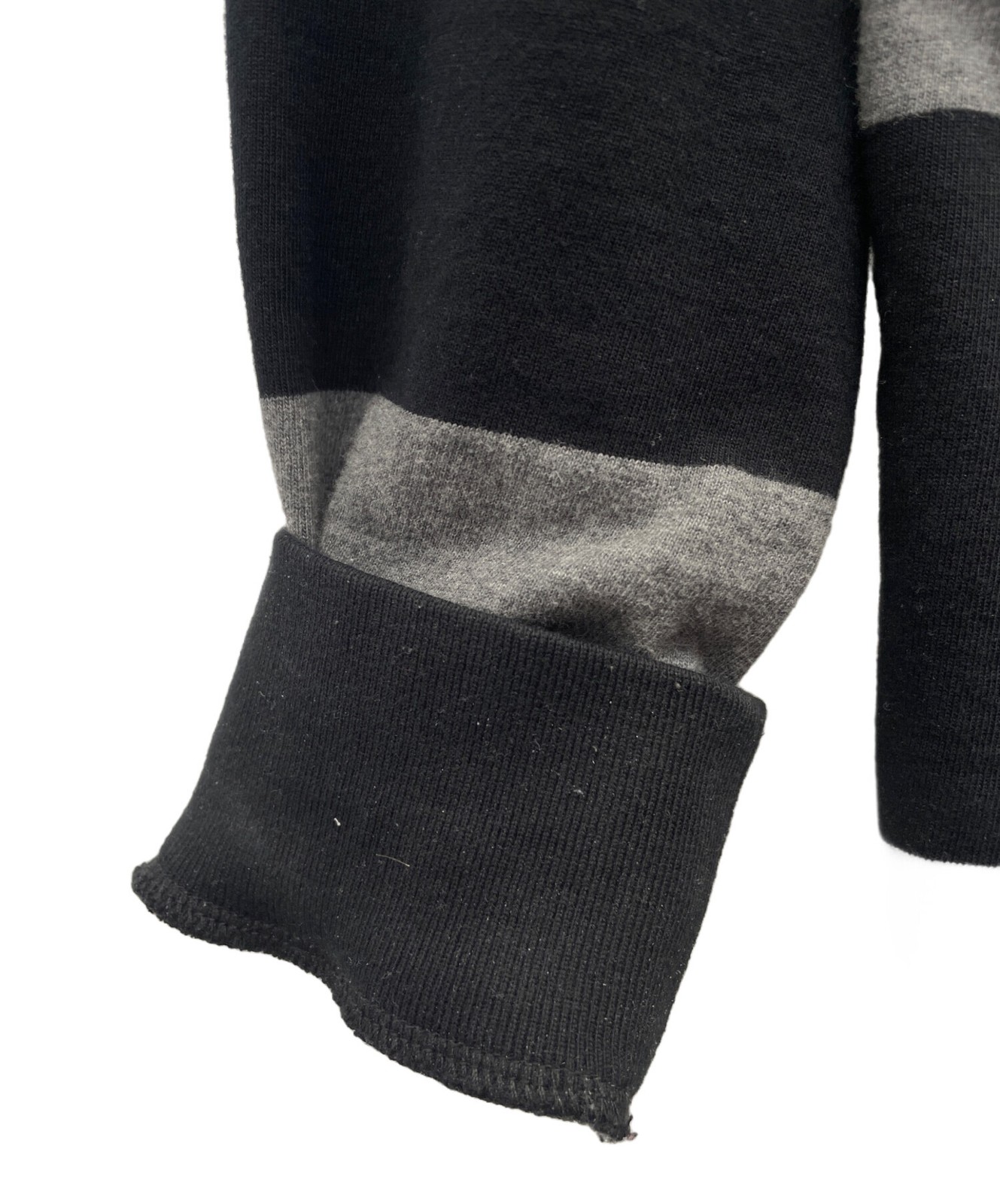 A BATHING APE Long-sleeved top Size: S Black x gray Men 001LTJ8010521 thumbnail 6