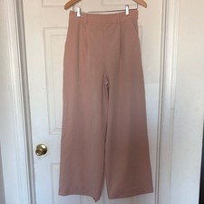 ASOS Pink Wide Leg Trouser Pants Size 6