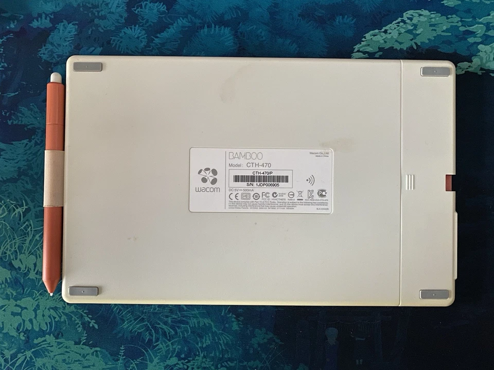 IMPORTIERT AUS JAPAN - Wacom CTH-470/P PINK Grafiktablet mit Stift, Kabel, CDs - Bild 3 von 4