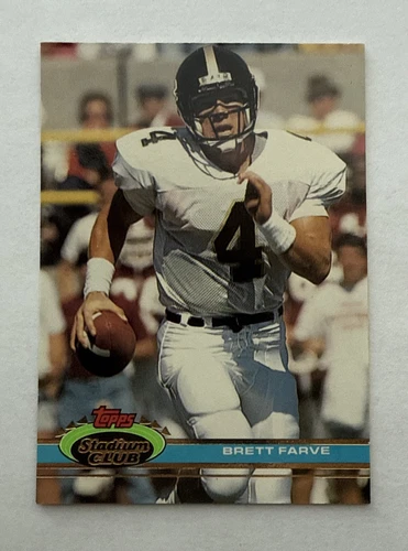1991 Topps Stadium Club Football Brett Favre  RC rookie card #94 