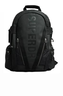 Superdry Mountain Tarp Graphic Backpack Black