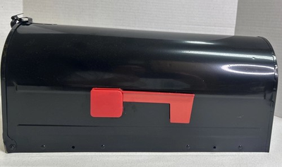 #ad #ad Loud amp; Clear Galvanized Steel Rural Mailbox Classic Post Mount Black Medium $21.80