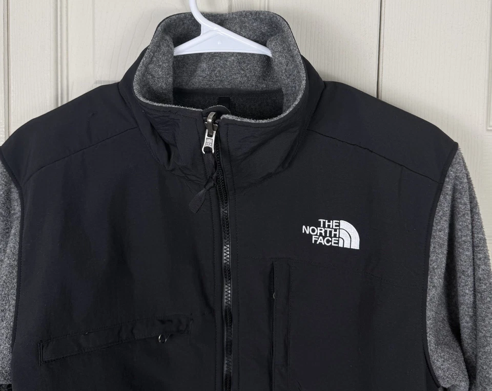 Chaqueta The North Face Denali 2 Para Hombre Pequeña Gris Negra Polar Cremallera Completa Gorpcore Foto 2 de 4