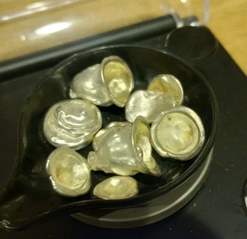 🔥🔥Pure .825 Silver Bullion Scrap Nuggets Shot ❄️❄️ (((( 15.5 grams / .5ozt )))