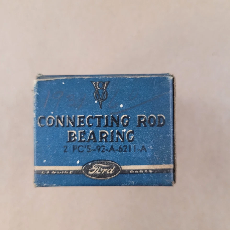 4 pares de rodamientos de varilla estándar 92A-6211-A Ford V8 1940 nuevo stock antiguo nuevo como nuevo Foto 2 de 4