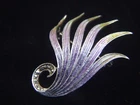 Art Deco Floral Brooch w Marcasite 800 Silver Antique Jewellery 1930's Gift