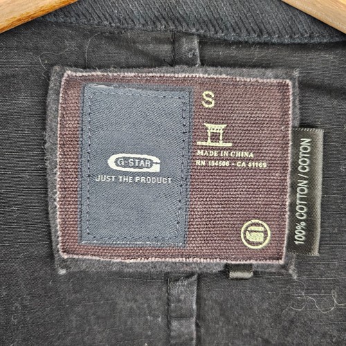 Chaqueta G-Star Raw para mujer pequeña negra Southarmy Field Utility cremallera completa - Imagen 10 de 19