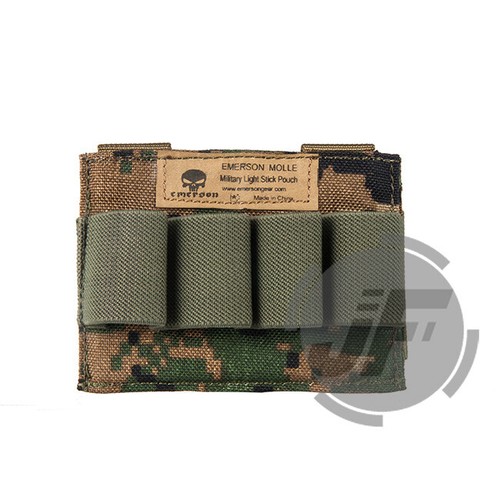 Emerson Tactical Shotgun Shell Pouch MOLLE Glow Light Stick Quick Access Pouch - Picture 9 of 10