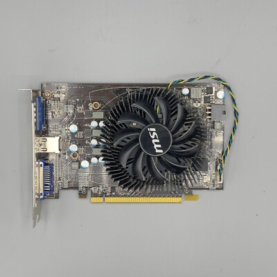 MSI Radeon R6770-MD1GD5 GDDR3 PCI-E Graphics Card VGA DVI HDMI