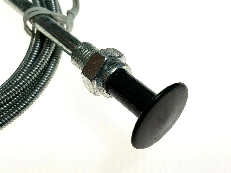 Carburador estrangulador puxar cabo conjunto acelerador porta-malas capô 60" compatível com Chrysler A16 - Imagem 2 de 4