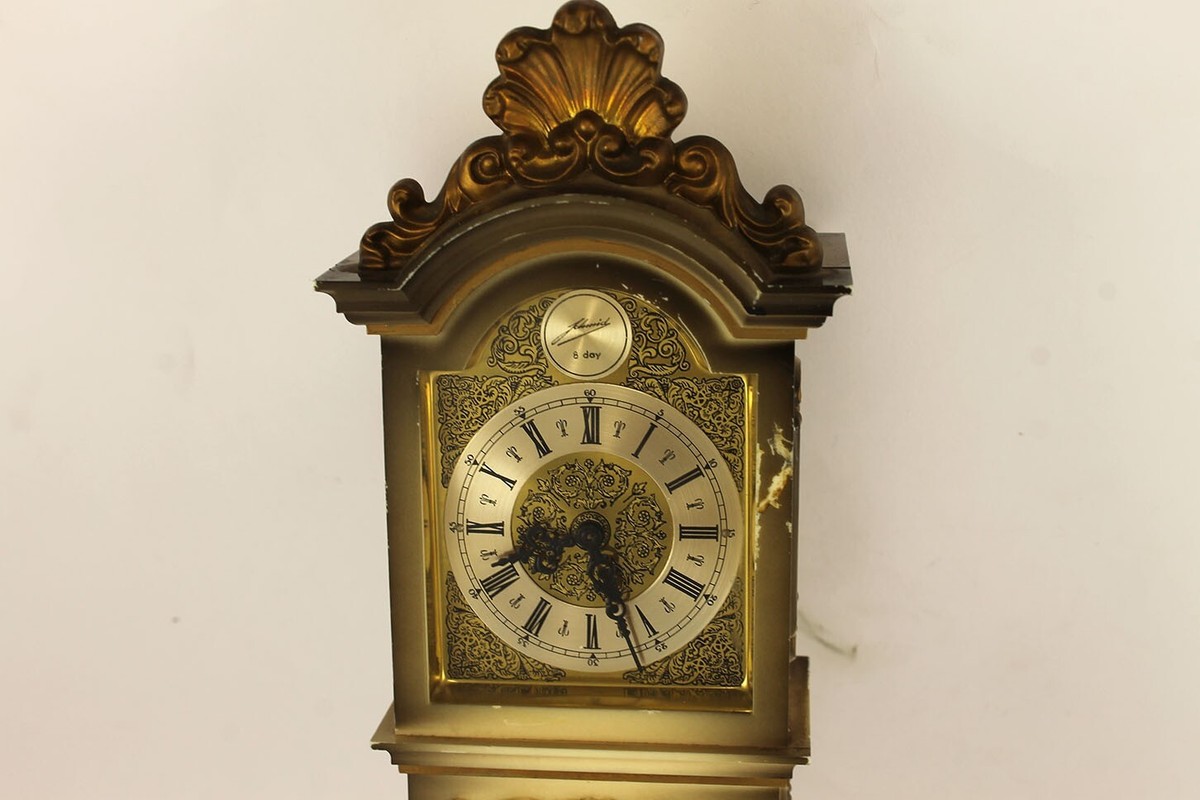 1960's Vintage German SCHMID 8 Day Grandfather Clock With