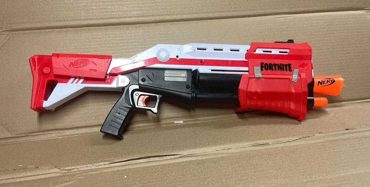 Arma Fortnite Nerf Ts Vermelha 12 Shotgun Hasbro Original