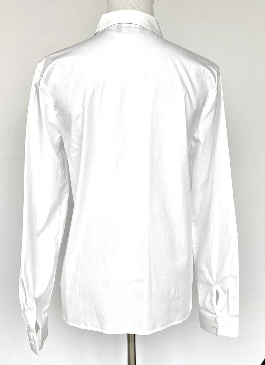 Emporio Armani women's classic white shirt Size 38 Retails