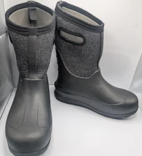 Bogs Neo Classic Gray Waterproof Boots Youth 4