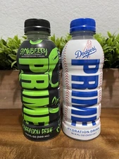 RARE Prime Hydration Drink Limited Edition LA DODGERS X KSI Glowberry 💙💚🔥