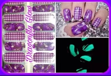 Color Nail Polish Strips, 16ct. Custom. Dragonfly Glow. Read Description Below