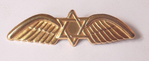 EARLY EL AL ISRAEL AIRLINES JUNIOR PILOT WINGS STAR OF DAVID 1950'S - 第 1/3 張圖片