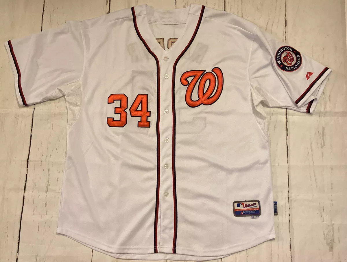 Bryce Harper Washington Nationals #34 Authentic On-Field Majestic Jersey  Size 56