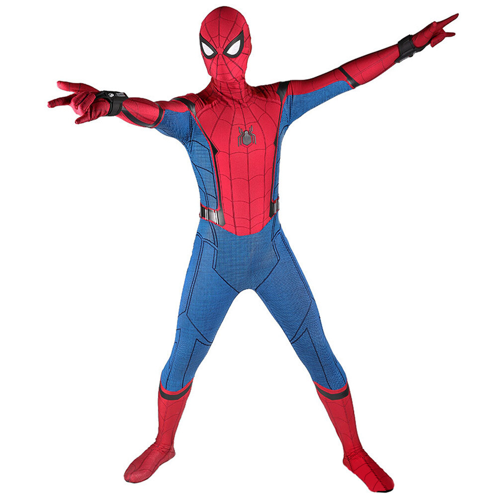 Spider-Man Homecoming Mono Spiderman Traje Juegos con disfraces Disfraz Halloween Accesorios Reino Unido