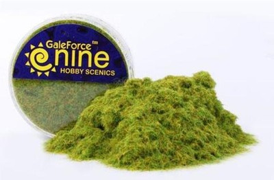 Hobby Round: Green Static Grass | englisch | Gale Force Nine Modelling