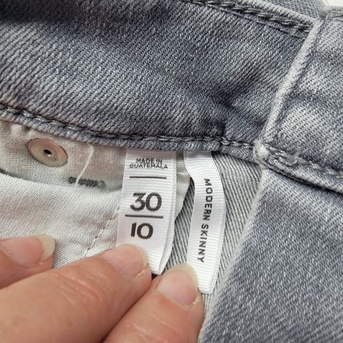 Loft Womens Grey Modern Skinny Jeans Size 10 Denim Blend Comfortable Fit - Picture 4 of 10