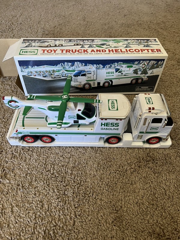 2006 HESS TOY TRUCK AND HELICOPTER NIB