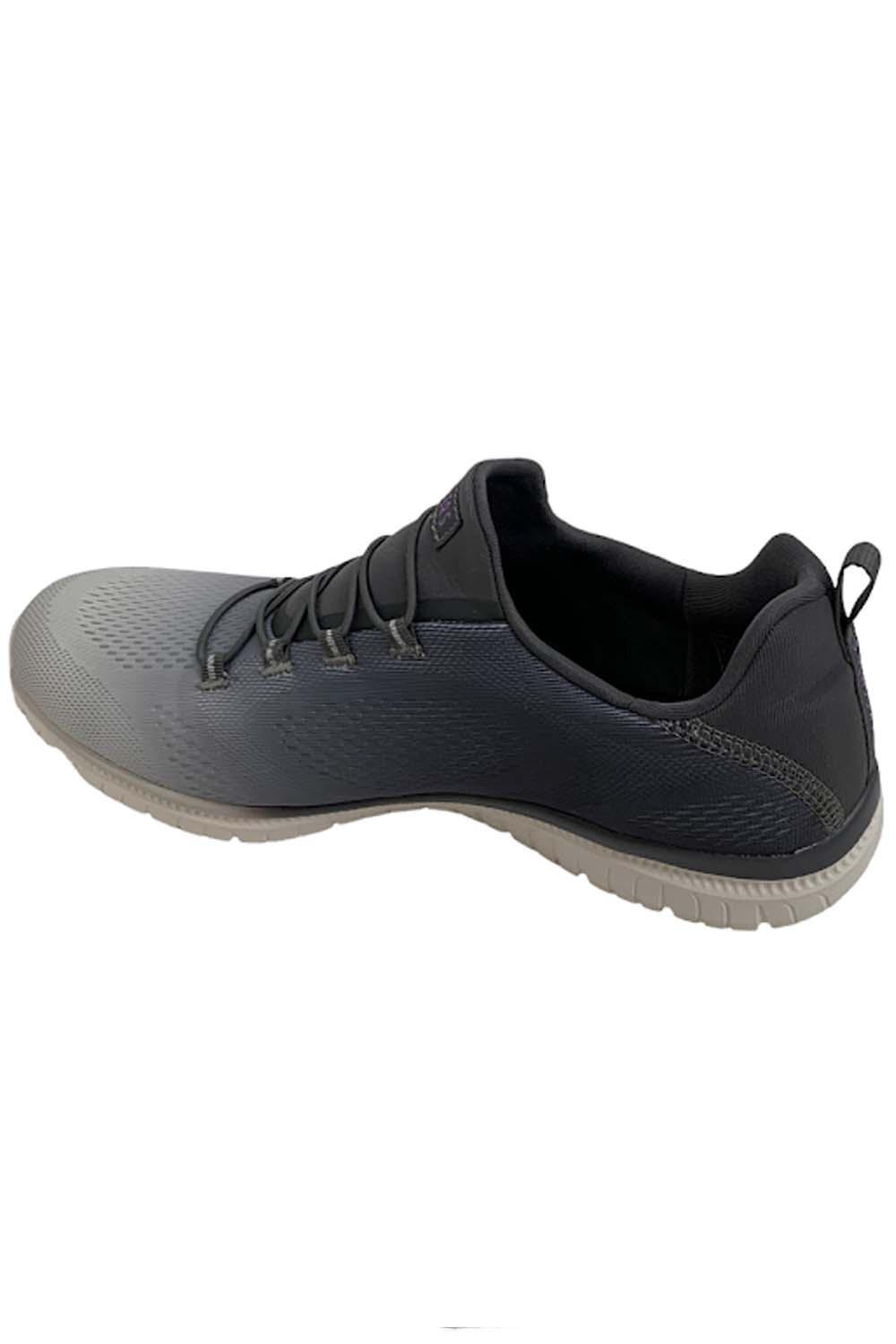 Skechers Washable Mesh Slip-On Bungee Sneakers Pure Radiance Charcoal image 3