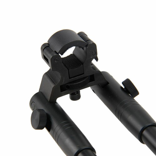 Abrazadera montaje en cañón bípode ajustable 8-10" descanso de retorno de resorte apto para pistola de rifle - Imagen 8 de 12