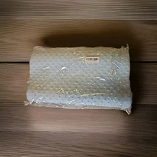 Minky Dot Memory Foam  Neck Pillow, Baby Blue