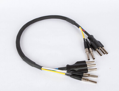 Bittree Mini-WECO (Midsize) 75 ohm Component 5-Wire Video Patch Cables