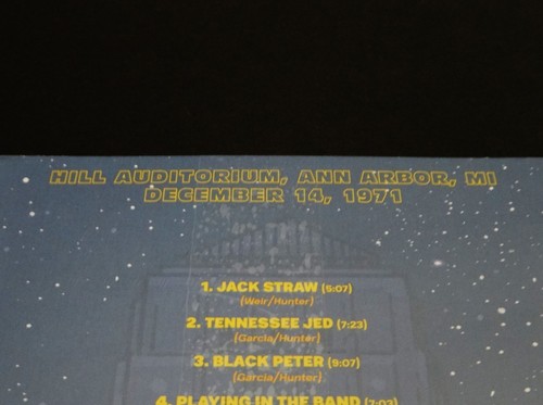 Grateful Dead Dave's Picks 26 Bonus Disc 2018 Albuquerque NM Ann Arbor 1971 4 CD - Picture 11 of 12
