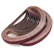 1/2 x 18" Sanding Belts Air File Belt Sander Sandpaper 40 60 80 120 180 240 Grit