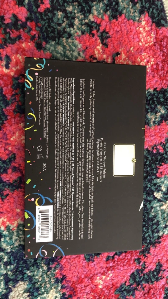 BH Cosmetics Take Me Back To Brazil: Rio Edition 35 Color Shadow Palette - Image 3 of 3