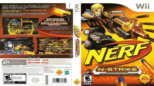 Nerf N-Strike (Nintendo Wii, 2008) Video Game Multi Players E10+ EA Hasboro NERF - Afbeelding 1 van 11