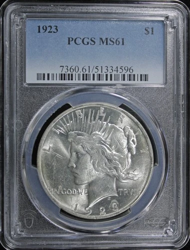 1923 Peace Silver Dollar PCGS MS-61 (2531848)
