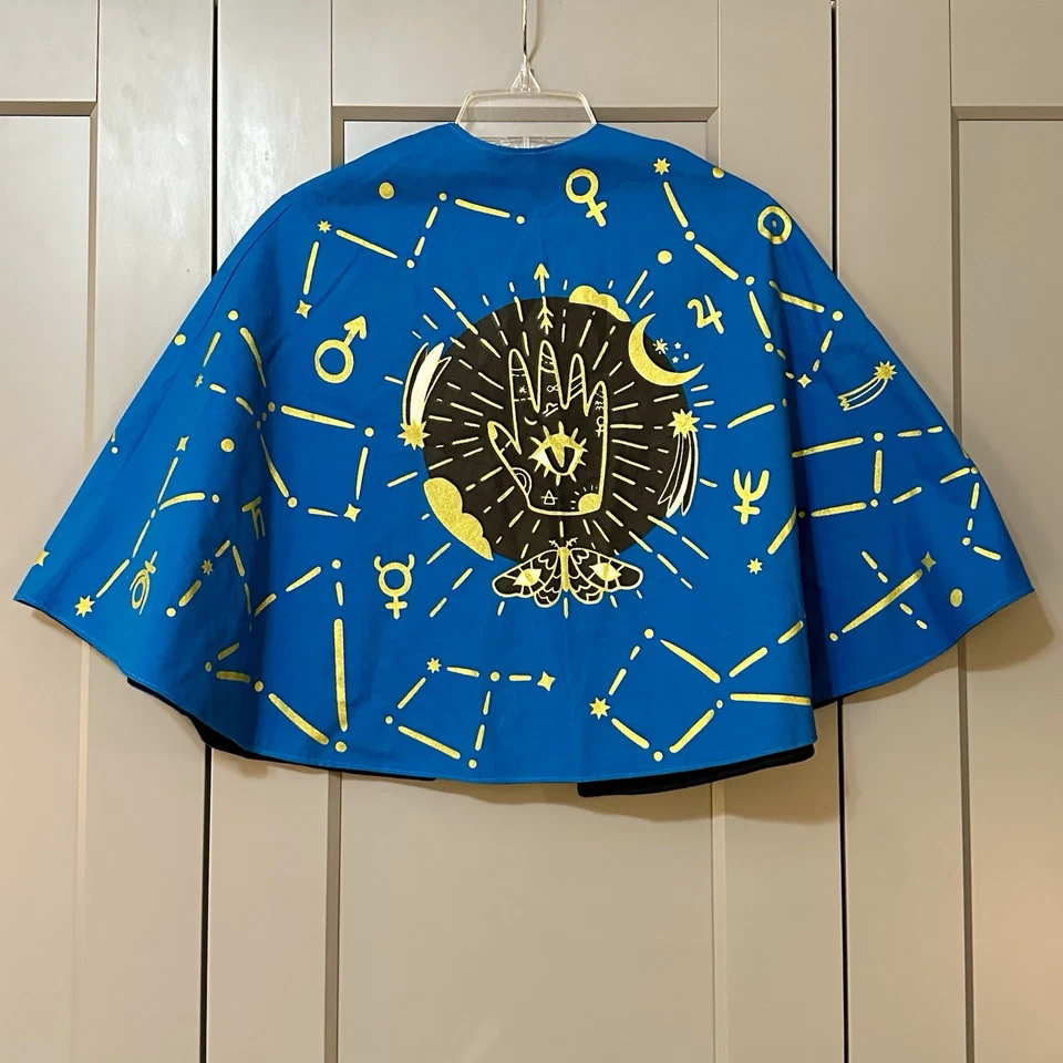 Lovelane Designs Adivino Bruja Hechicero Capa Disfraz Talla Única Foto 4 de 4
