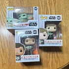 Funko Star Wars Pop! Vinyl Figures Lot of 3 Grogu Cookies Mandalorian Luke 461