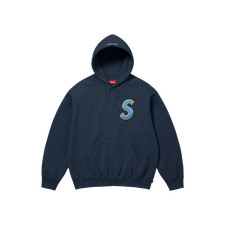 Supreme Navy S Logo Hoodie (25SS)