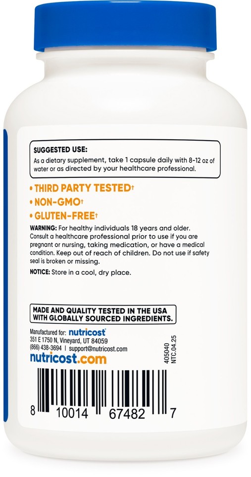 Nutricost Vitamin B6 (Pyridoxine HCl) 25mg, 240 Capsules | eBay