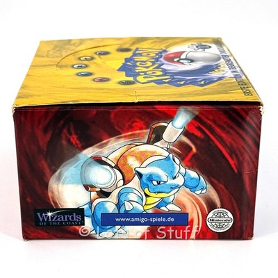 german pokemon booster box 1999 Pokemon GERMAN 1st Edition Base Set Booster Box Display SEALED