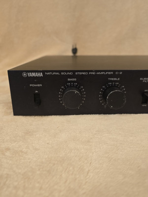 Yamaha C-2 Control Amplifier Transistor Super Low Noise FET Audio