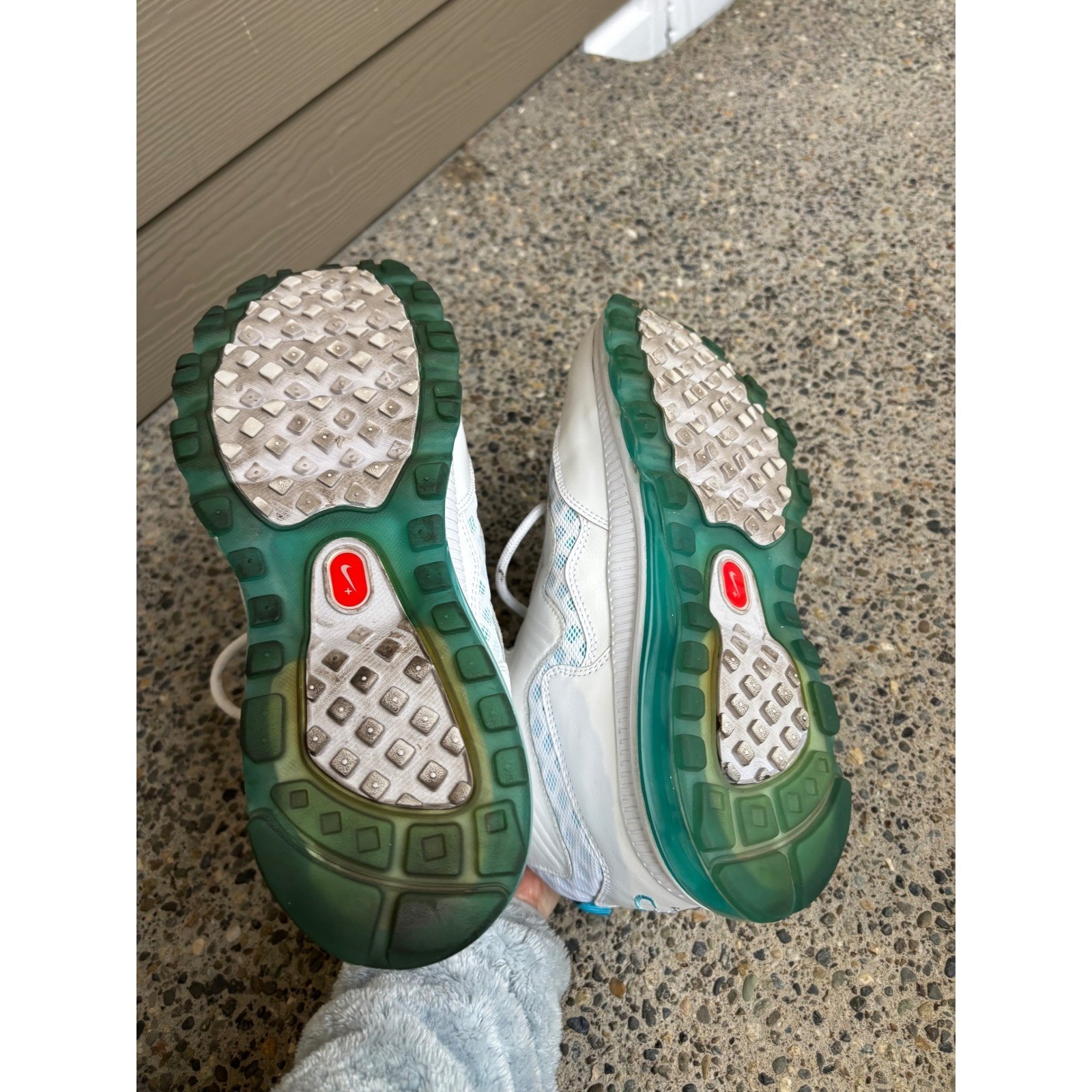 Nike Air Max Jr Chlorine Blue White 2011 Basketball 442478-100 Men's Size 10.5 thumbnail 12