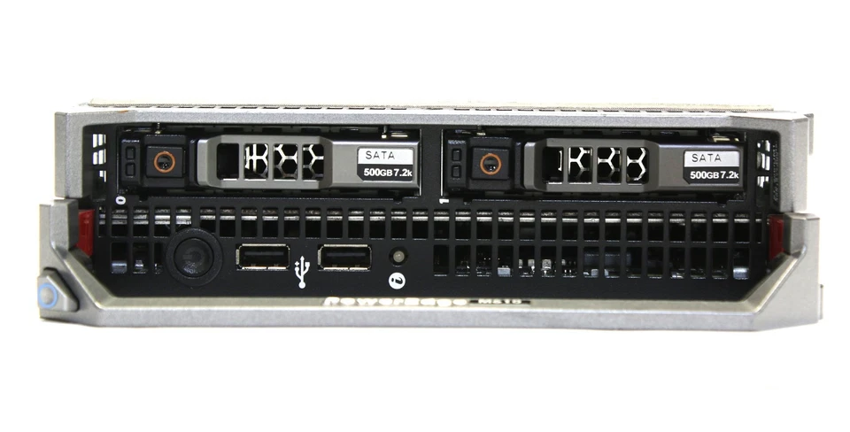 Dell Poweredge M610 Blade Server Chassis x2 Xeon X5680 3.3GHz 96GB RAM No HDD/OS - Image 4 of 4