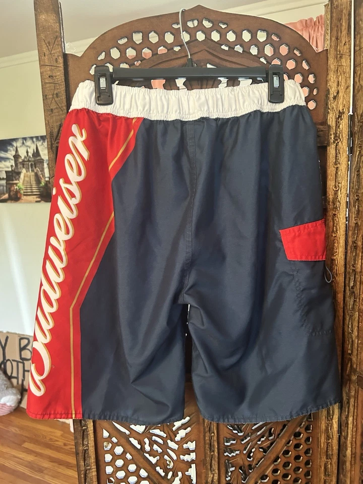 Mens Budweiser Swimming Shorts Size Large - Image 3 of 4