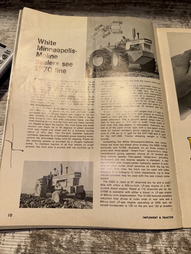 Implement & Tractor Magazine December 21 1969 Farming Agriculture Vintage Ads - Picture 8 of 16