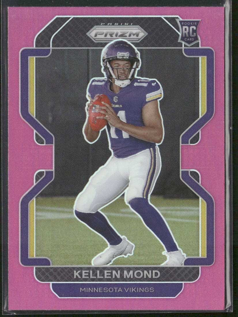 2021 Panini Prizm #351 Kellen Mond Pink