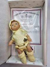 Ashton Drake Miniature  Baby Doll Busy As A Bee Sweet As You Please COA NIB