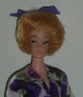 Vintage Wendy Type Barbie Clone Blonde Bubblecut British Crown Hong Kong Dress
